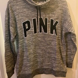 VS PINK GREY Mark cowl neck sweatshirt size small - New